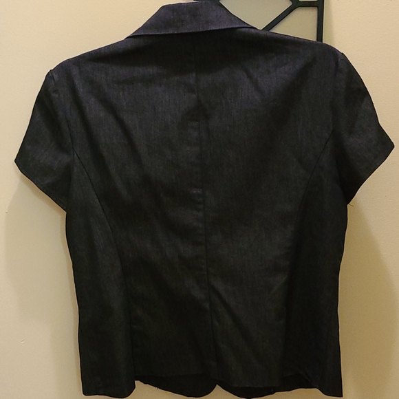 Impressions Dressy Jean Jacket - Picture 2 of 4